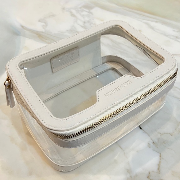 Clear Makeup Case Toiletry Bag Travel Makeup Case Cosmetic Organizer Transparent - Picture 6 of 10
